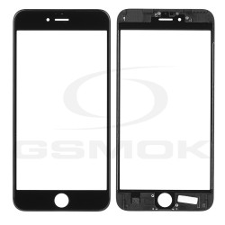 SZYBKA IPHONE 6S PLUS CZARNA Z RAMKĄ I KLEJEM OCA