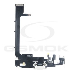 TAŚMA FLEX IPHONE 11 PRO MAX ZE ZŁĄCZEM ŁADOWANIA BIAŁA