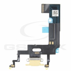 TAŚMA FLEX IPHONE XR ZE ZŁĄCZEM ŁADOWANIA ŻÓŁTA
