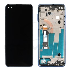 WYŚWIETLACZ LCD DO MOTOROLA MOTO G 5G PLUS Z RAMKĄ NIEBIESKI 5D68C16996 5D68C17000 ORYGINAŁ SERVICE PACK