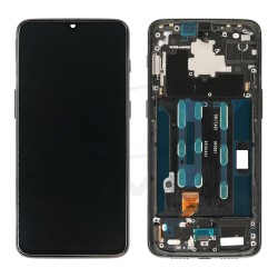 WYŚWIETLACZ LCD DO ONEPLUS 6T LUSTRZANY CZARNY 2011100040 4901900 ORYGINAŁ SERWIS PACK