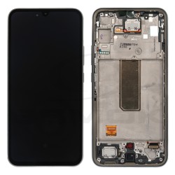 WYŚWIETLACZ LCD DO SAMSUNG A346 GALAXY A34 CZARNY Z RAMKĄ GH82-31200A GH82-31201A ORYGINAŁ SERVICE PACK