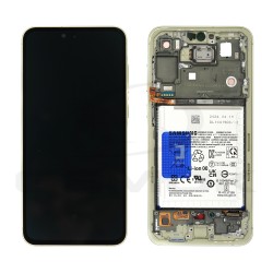 WYŚWIETLACZ LCD DO SAMSUNG A556 GALAXY A55 5G ŻÓŁTY Z RAMKĄ I BATERIĄ GH82-34307D ORYGINAŁ SERVICE PACK WYŚWIETLACZ LCD DO SAMSUNG A556 GALAXY A55 5G ŻÓŁTY Z RAMKĄ I BATERIĄ GH82-34307D ORYGINAŁ SERVICE PACK