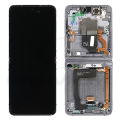 WYŚWIETLACZ LCD DO SAMSUNG F721 GALAXY Z FLIP 4 5G NIEBIESKI Z RAMKĄ GH82-30239D GH82-30238D GH82-29440D GH82-29441D ORYGINAŁ SERVICE PACK