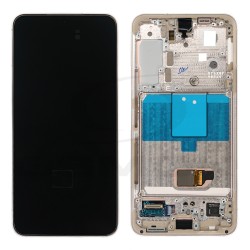 WYŚWIETLACZ LCD DO SAMSUNG S901 GALAXY S22 5G FIOLETOWY Z RAMKĄ GH82-27520F GH82-27521F ORYGINAŁ SERVICE PACK