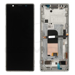 WYŚWIETLACZ LCD DO SONY XPERIA 5 J8210 Z RAMKĄ SZARY U50065911 1319-9455 ORYGINAŁ SERVICE PACK