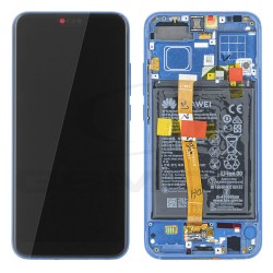 WYŚWIETLACZ LCD DO HUAWEI HONOR 10 Z RAMKĄ I BATERIĄ NIEBIESKI 02351XBP ORYGINAŁ SERVICE PACK WYŚWIETLACZ LCD DO HUAWEI HONOR 10 Z RAMKĄ I BATERIĄ NIEBIESKI 02351XBP ORYGINAŁ SERVICE PACK