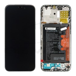 WYŚWIETLACZ LCD DO HUAWEI HONOR 200 LITE NIEBIESKI Z RAMKĄ I BATERIĄ  H0235AHGE ORYGINAŁ SERVICE PACK