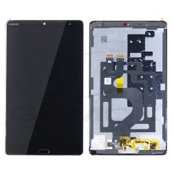 WYŚWIETLACZ LCD DO HUAWEI MEDIAPAD M5 SHT-AL09 SHT-W09 CZARNY Z CZYTNIKIEM LINII PAPILARNYCH 02351VKB ORYGINAŁ SERVICE PACK