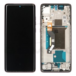 WYŚWIETLACZ LCD DO MOTOROLA EDGE 60 FUSION RÓŻOWY Z RAMKĄ 5D68C29880 ORYGINAŁ SERVICE PACK