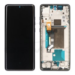 WYŚWIETLACZ LCD DO MOTOROLA EDGE 60 FUSION NIEBIESKI Z RAMKĄ 5D68C29878 ORYGINAŁ SERVICE PACK