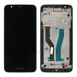 WYŚWIETLACZ LCD DO MOTOROLA MOTO E6 CZARNY 5D68C14801 ORYGINAŁ SERVICE PACK