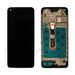 WYŚWIETLACZ LCD + PANEL DOTYKOWY KOMPLET MOTOROLA MOTO G9 POWER XT2091 Z RAMKĄ 5D68C17634 5D68C17634RR ORYGINAŁ SERVICE PACK