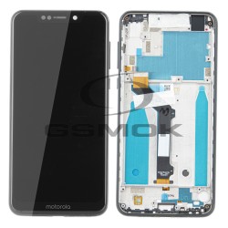WYŚWIETLACZ LCD DO MOTOROLA MOTO ONE XT1941 / ONE LITE Z RAMKĄ CZARNY 5D68C11802 5D68C11802PW ORYGINAŁ SERVICE PACK
