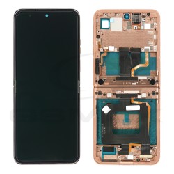 WYŚWIETLACZ LCD DO MOTOROLA RAZR 50 ULTRA MOCHA BROWN Z RAMKĄ 5D68C29482 ORYGINAŁ SERVICE PACK