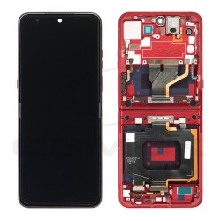 WYŚWIETLACZ LCD DO MOTOROLA RAZR 60 ULTRA Z RAMKĄ CZERWONY 5D68C30153 5D68C30150 ORYGINAŁ SERVICE PACK