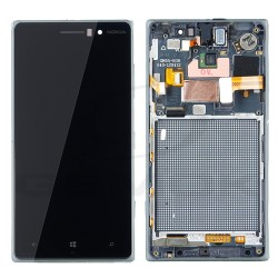 WYŚWIETLACZ LCD DO NOKIA LUMIA 830 Z RAMKĄ CZARNY 0081253 [ORYGINAŁ]