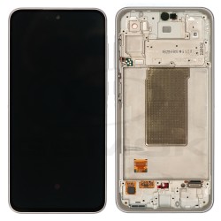 WYŚWIETLACZ LCD DO SAMSUNG A366 GALAXY A36 5G FIOLETOWY Z RAMKĄ GH82-36841D ORYGINAŁ SERVICE PACK