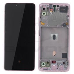 WYŚWIETLACZ LCD DO SAMSUNG A516 GALAXY A51 5G RÓŻ Z RAMKĄ GH82-23124C GH82-23100C GH82-22945C ORYGINAŁ SERVICE PACK