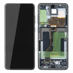 WYŚWIETLACZ LCD DO SAMSUNG G985 G986 GALAXY S20 PLUS CZARNY Z RAMKĄ GH82-22134A GH82-22145A ORYGINAŁ SERVICE PACK