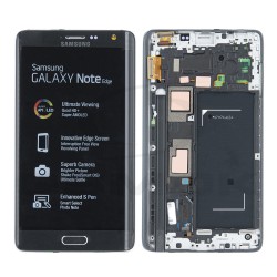 WYŚWIETLACZ LCD + PANEL DOTYKOWY KOMPLET SAMSUNG N915 GALAXY NOTE EDGE Z RAMKĄ CZARNY GH97-16636A ORYGINAŁ SERVICE PACK