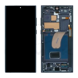 WYŚWIETLACZ LCD + PANEL DOTYKOWY KOMPLET SAMSUNG S918 GALAXY S23 ULTRA Z RAMKĄ [OLED SOFT]