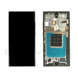 WYŚWIETLACZ LCD + PANEL DOTYKOWY KOMPLET SAMSUNG S928 GALAXY S24 ULTRA CZARNY Z RAMKĄ EU [OLED SOFT RMORE]