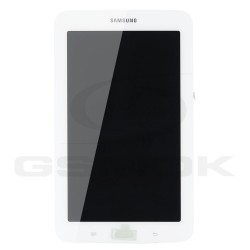 WYŚWIETLACZ LCD DO SAMSUNG T110 GALAXY TAB 3 LITE BIAŁY GH97-15505A ORYGINAŁ SERVICE PACK