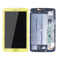 WYŚWIETLACZ LCD DO SAMSUNG T210 GALAXY TAB 3 7.0 WIFI ŻÓŁTY GH97-14754C GH97-14892C ORYGINAŁ SERVICE PACK