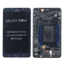 WYŚWIETLACZ LCD DO SAMSUNG T235 GALAXY TAB 4 7.0 CZARNY GH97-16036A ORYGINAŁ SERVICE PACK