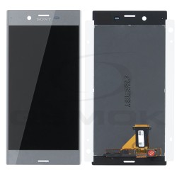WYŚWIETLACZ LCD DO SONY XPERIA XZ F8332 Z RAMKĄ SREBRNY 1304-9086 U50040033 ORYGINAŁ SERVICE PACK