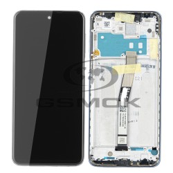 WYŚWIETLACZ LCD DO XIAOMI REDMI NOTE 9S Z RAMKĄ SZARY 560004J6A100 ORYGINAŁ SERVICE PACK