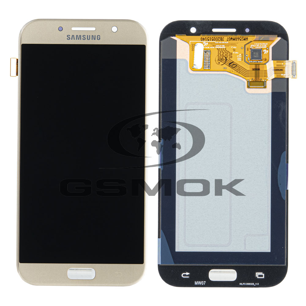 WYŚWIETLACZ LCD DO SAMSUNG A720 GALAXY A7 2017 ZŁOTY GH97-19811B GH97-19723B ORYGINAŁ SERVICE PACK