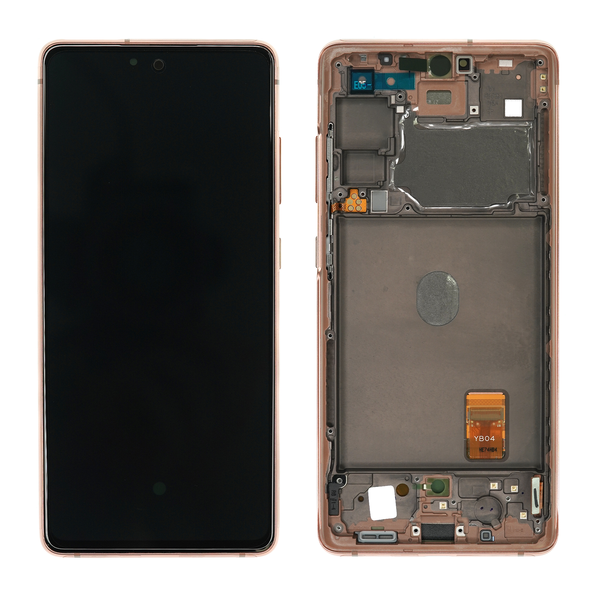 WYŚWIETLACZ LCD DO SAMSUNG G780 GALAXY S20 FE POMARAŃCZOWY Z RAMKĄ GH82-24219F GH82-24220F GH82-24214F GH82-24215F GH82-31328F GH82-31329F GH82-31321F GH82-29056F ORYGINAŁ SERVICE PACK