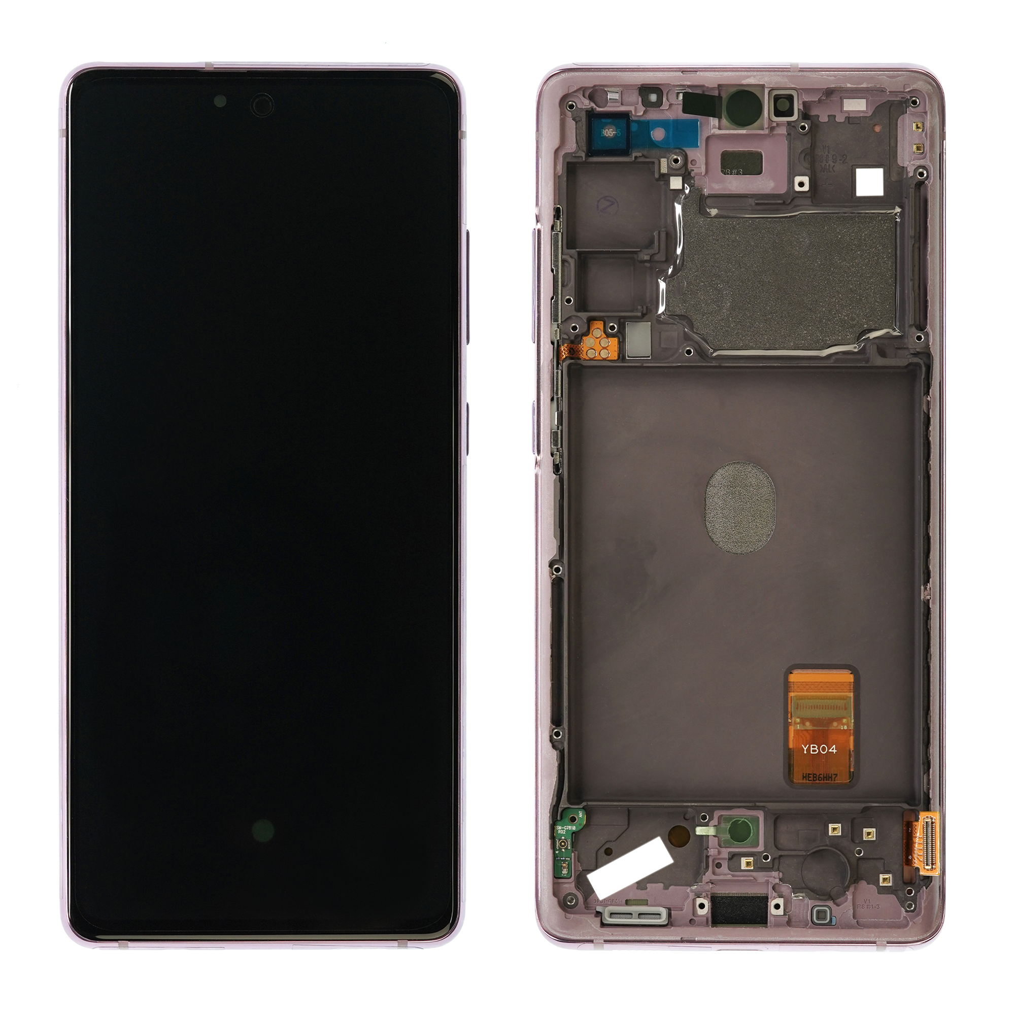 WYŚWIETLACZ LCD DO SAMSUNG G781 GALAXY S20 FE 5G FIOLETOWY Z RAMKĄ GH82-29057C GH82-31321C GH82-29056C GH82-24214C GH82-24215C GH82-31320C ORYGINAŁ SERVICE PACK
