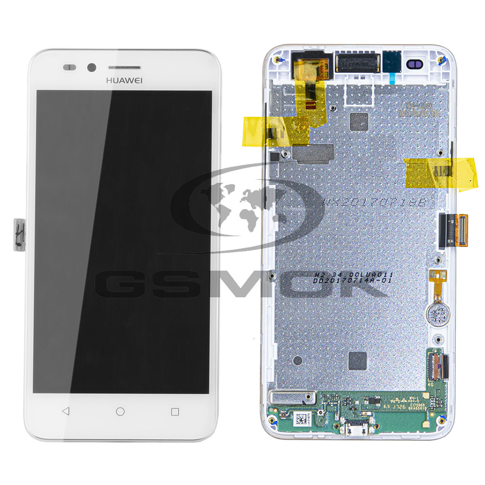 WYŚWIETLACZ LCD DO HUAWEI Y3 II 4G LUA-L21 Z RAMKĄ BIAŁY 97070MXR ORYGINAŁ SERVICE PACK