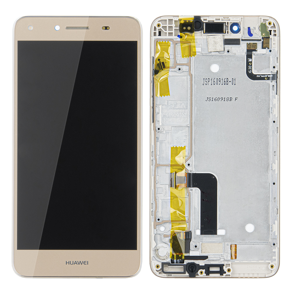 WYŚWIETLACZ LCD DO HUAWEI Y5 II 4G Z RAMKĄ ZŁOTY 97070NWB 97070MVY ORYGINAŁ SERVICE PACK