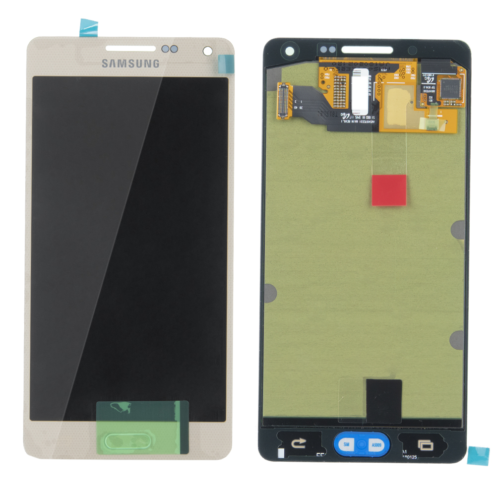 WYŚWIETLACZ LCD DO SAMSUNG A500 GALAXY A5 ZŁOTY GH97-16679F ORYGINAŁ SERVICE PACK
