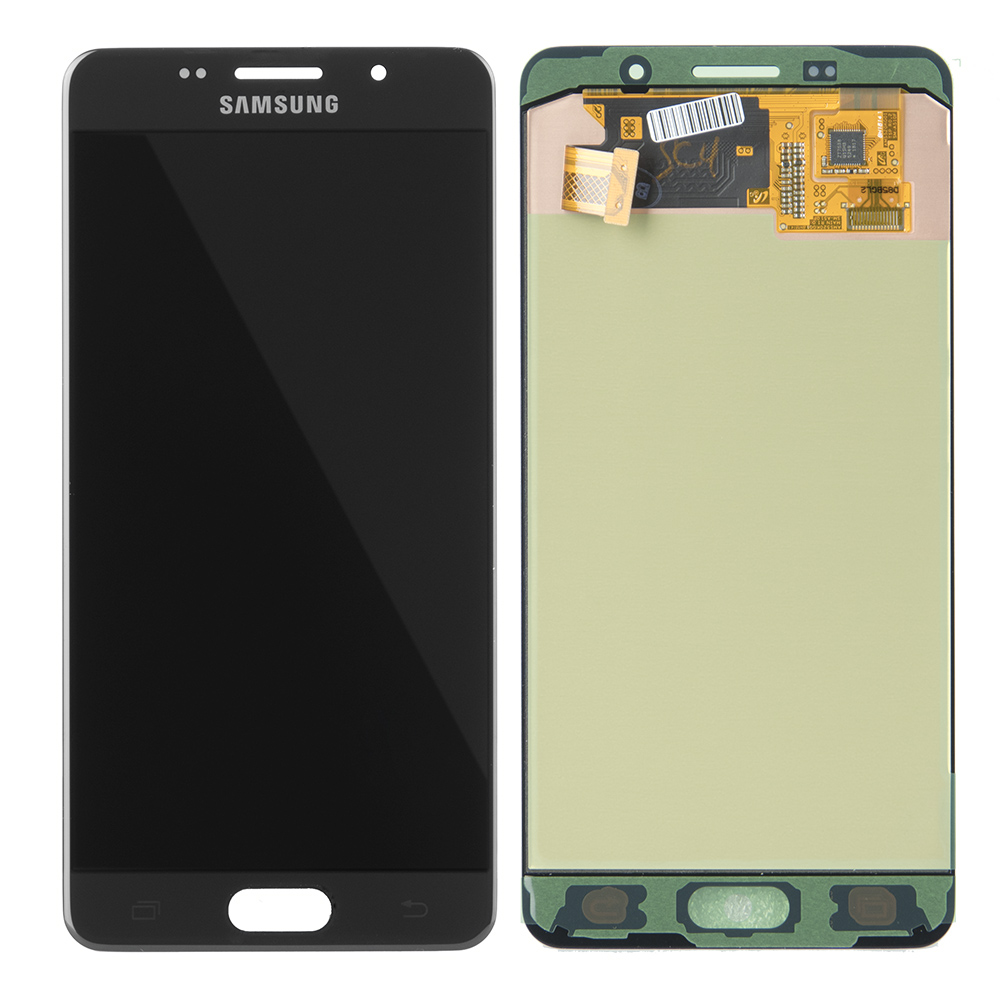 WYŚWIETLACZ LCD DO SAMSUNG A510 GALAXY A5 2016 CZARNY GH97-18250B ORYGINAŁ SERVICE PACK
