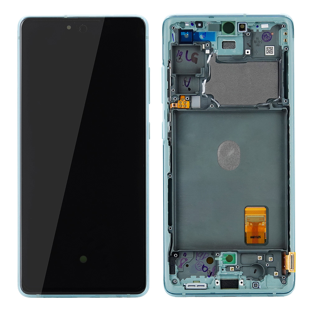 WYŚWIETLACZ LCD DO SAMSUNG G780 GALAXY S20 FE MIĘTOWY Z RAMKĄ GH82-24219D GH82-24220D GH82-31328D GH82-31329D ORYGINAŁ SERVICE PACK