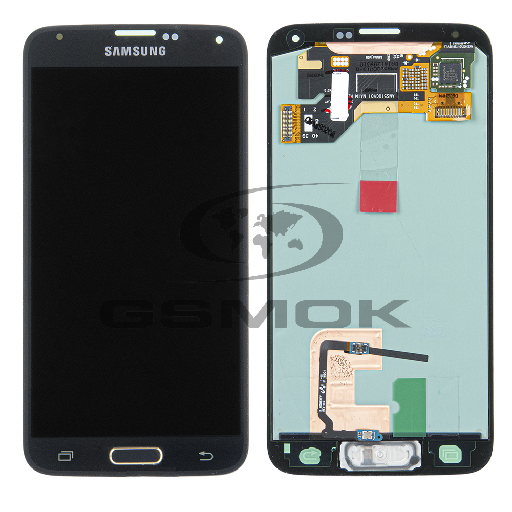 WYŚWIETLACZ LCD DO SAMSUNG G900 GALAXY S5 ZŁOTY GH97-15734D GH97-15959D ORYGINAŁ SERVICE PACK