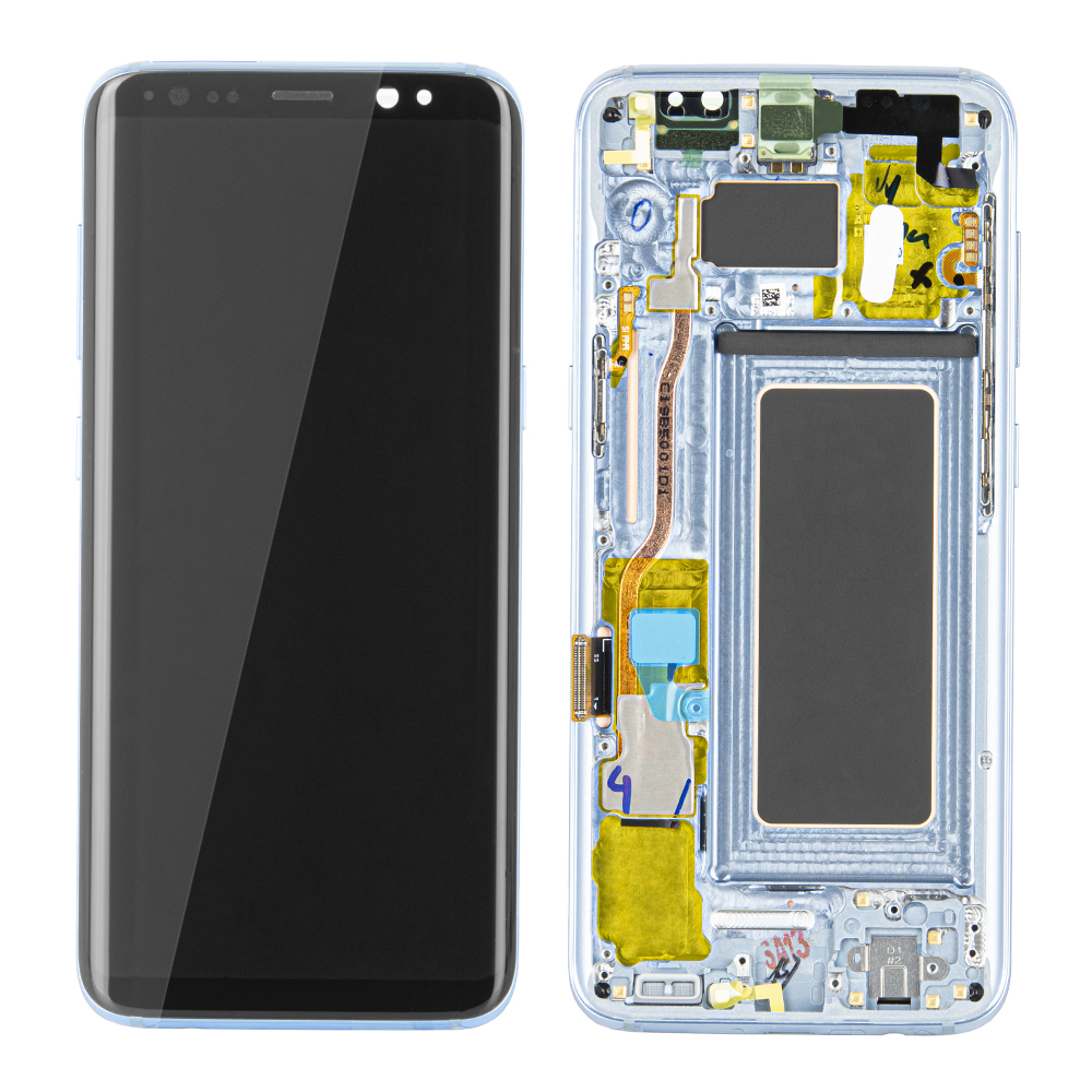 WYŚWIETLACZ LCD DO SAMSUNG G950 GALAXY S8 NIEBIESKI Z RAMKĄ GH97-20457D, GH97-20473D, GH97-20629D, GH97-20458D ORYGINAŁ SERVICE PACK