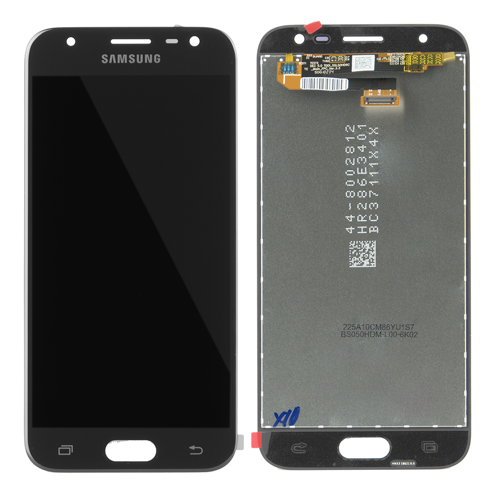 WYŚWIETLACZ LCD DO SAMSUNG J330 GALAXY J3 2017 CZARNY GH96-10969A GH97-18515C ORYGINAŁ SERVICE PACK