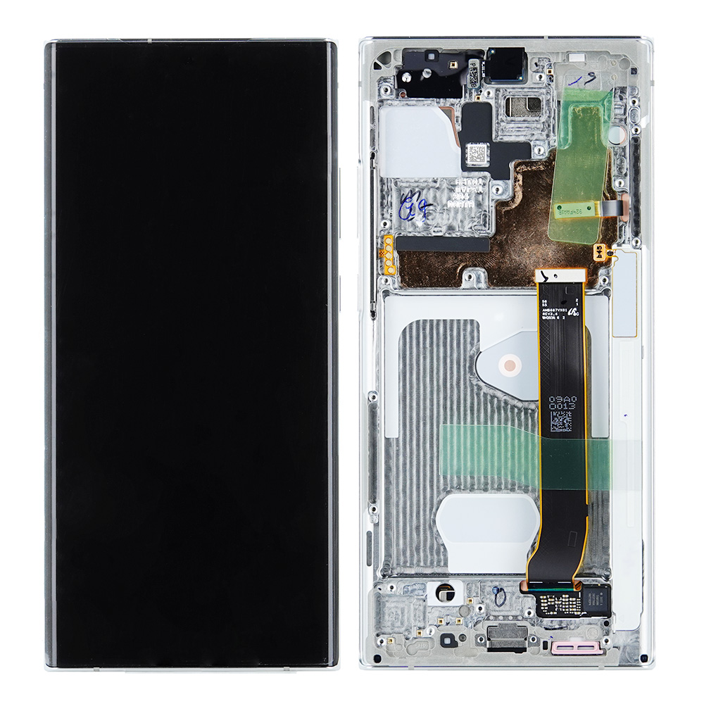 WYŚWIETLACZ LCD DO SAMSUNG N985 N986 GALAXY NOTE 20 ULTRA 5G BIAŁY Z RAMKĄ GH82-23599C GH82-23596C GH82-23597C GH82-23511C GH82-23622C GH82-23621C ORYGINAŁ SERVICE PACK