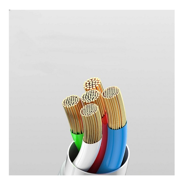 Zdjęcie 6 - KABEL USB USB-C 5A 40W 1.5M BASEUS SIMPLE WISDOM TZCATZJ-02 BIAŁY 2 SZTUKI Zdjęcie 6 - KABEL USB USB-C 5A 40W 1.5M BASEUS SIMPLE WISDOM TZCATZJ-02 BIAŁY 2 SZTUKI