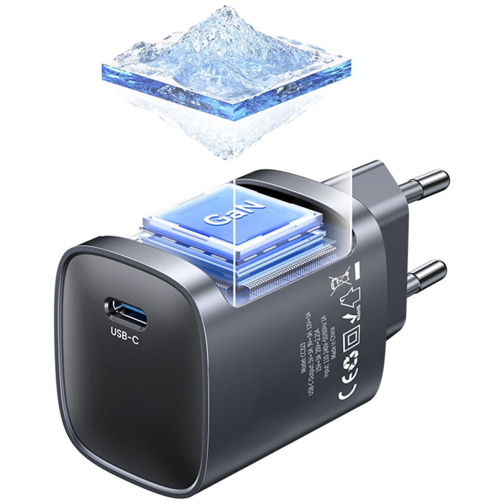 Zdjęcie 2 - ŁADOWARKA SIECIOWA USAMS T66 45W GAN FAST CHARGER TARNISH Zdjęcie 2 - ŁADOWARKA SIECIOWA USAMS T66 45W GAN FAST CHARGER TARNISH