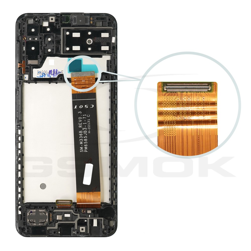 Zdjęcie 4 - WYŚWIETLACZ LCD DO SAMSUNG A135 GALAXY A13 CZARNY Z RAMKĄ GH82-28508A GH82-28653A ORYGINAŁ SERVICE PACK Zdjęcie 4 - WYŚWIETLACZ LCD DO SAMSUNG A135 GALAXY A13 CZARNY Z RAMKĄ GH82-28508A GH82-28653A ORYGINAŁ SERVICE PACK