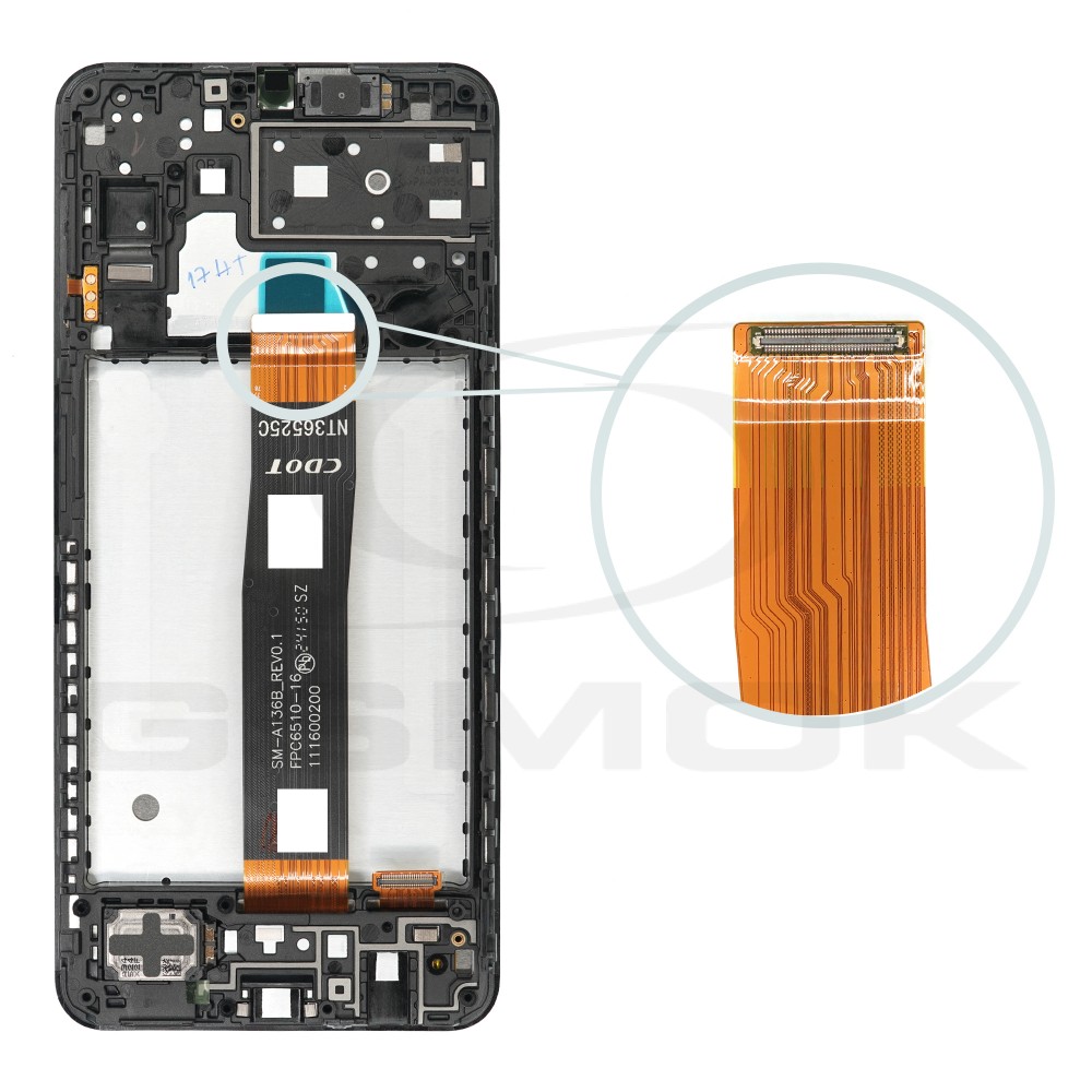 Zdjęcie 4 - WYŚWIETLACZ LCD DO SAMSUNG A136 5G 2022 GALAXY A13 Z RAMKĄ GH82-29077A GH82-29078A ORYGINAŁ SERVICE PACK Zdjęcie 4 - WYŚWIETLACZ LCD DO SAMSUNG A136 5G 2022 GALAXY A13 Z RAMKĄ GH82-29077A GH82-29078A ORYGINAŁ SERVICE PACK