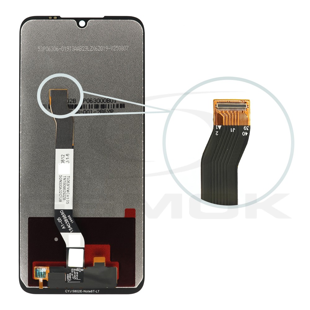 Zdjęcie 4 - WYŚWIETLACZ LCD DO XIAOMI REDMI NOTE 8T CZARNY BEZ LOGO Zdjęcie 4 - WYŚWIETLACZ LCD DO XIAOMI REDMI NOTE 8T CZARNY BEZ LOGO