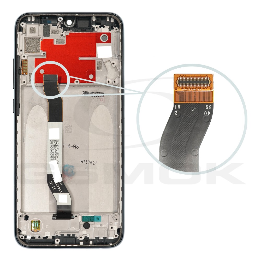 Zdjęcie 5 - WYŚWIETLACZ LCD DO XIAOMI REDMI NOTE 8T Z RAMKĄ CZARNY 5600040C3X00 ORYGINAŁ SERVICE PACK Zdjęcie 5 - WYŚWIETLACZ LCD DO XIAOMI REDMI NOTE 8T Z RAMKĄ CZARNY 5600040C3X00 ORYGINAŁ SERVICE PACK